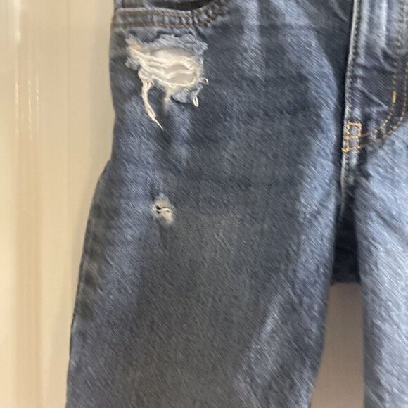 OSHKOSH B’Gosh Girls Jean Shorts Size 6 Destressed Adorable Knee Back to school - Picture 5 of 16